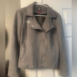 Vince Camuto Grey faux suede Jacket - M - excellent condition